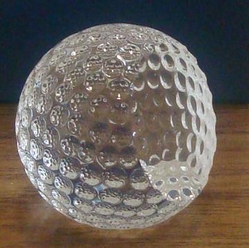 Golf Ball w/flat Spot